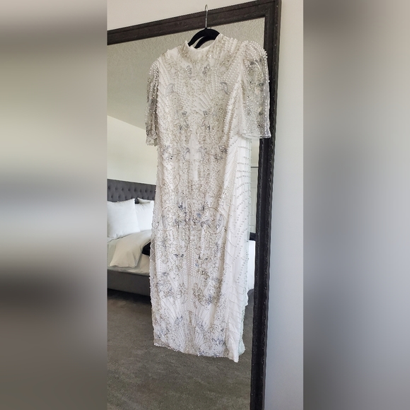 ASOS White embellished dress - Picture 4 of 11
